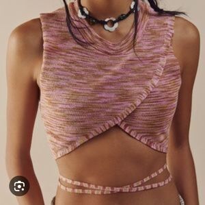 Free People 100% Cotton Knit Top (NEW)